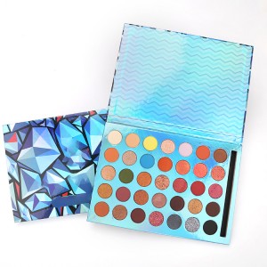 Makeup eyeshadow palette customized private labels colorful eyeshadow palette cruelty free