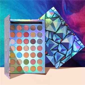 Makeup eyeshadow palette customized private labels colorful eyeshadow palette cruelty free