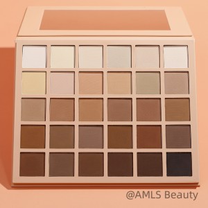 High Quality Eyeshadow Palette Suppliers - Custom your own label makeup 30 color matte eyeshadow palette low moq nude eye shadow eyeshadow palette – AMLS Beauty