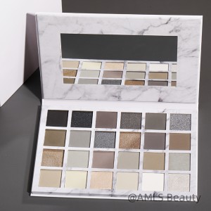 Custom your own makeup eyeshadow palette low moq 24 colors smoky eyeshadow palette private label