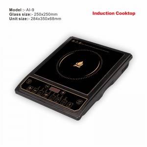 Amor noua inovație Promoțional AI-9 Magazin de gătit cu inducție și plită cu inducție cu un serviciu bun