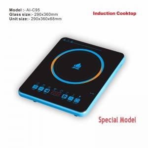 طباخ الحث Amor AI-C95 هوتبوت مع موقد الحث المصقول للتحكم عن بعد لاستخدام المطعم