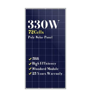 72 cells standard size poly black solar panels ...