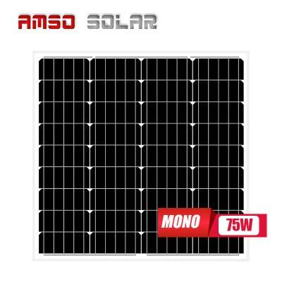 Small size mini customized monocrystalline solar panel 60w 75w 90w 100w solar panel for sale