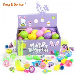 100Pcs Easter Party Favors Assorted for Kids, ប្រដាប់ប្រដាក្មេងលេងទន្សាយ Easter, អំណោយត្រឡប់មកវិញសម្រាប់កុមារ