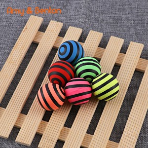 32mm Topên Zebra Bouncing - Set of 6, High Bouncy Bouncy Balls for Kids, Favors Party and Goodie Bag Fillers for Boys and Girls