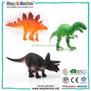 Міні-фігурки динозаврів, 14 упаковок сувенірів для вечірок, пластикові динозаври в асортименті для капкейків для дівчаток і хлопчиків віком від 3 років