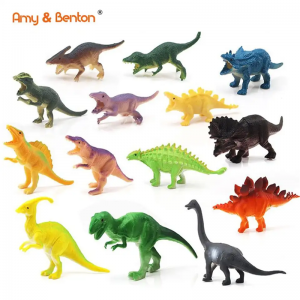 14 paczek upominków na przyjęcie Mini figurki dinozaurów, plastikowe dinozaury Różne dinozaury Cupcake Toppers dla dziewcząt chłopców w wieku 3 lat i więcej