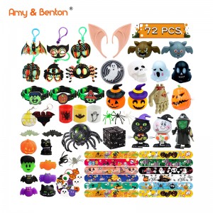 138Pcs Halloween Party for Kids, Halloween Goody Bag Fillers, Assorted Party Prizes