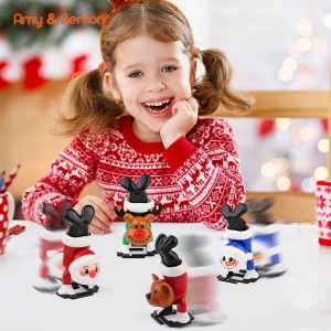 Božićne igračke na navijanje Čarape Male razne božićne igračke Božićni pokloni za zabavu Male igračke Božićne igračke Darovi za odrasle Punilo vrećica