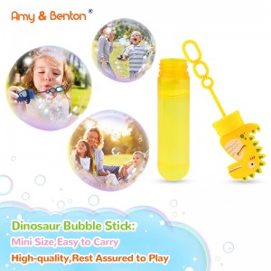 Mini Bubble Party favorise des mini baguettes à bulles en vrac de dinosaure mignon