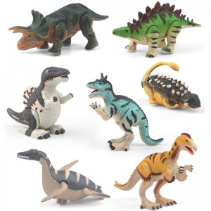 12-teiliges Dinosaurier-Aufziehspielzeug für Kinder, Dino-Thema, Uhrwerk für Kinder