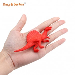 6 Buah Mainan Figur Dinosaurus Realistis Aneka Bahan Aman Mainan Hadiah Pesta untuk Anak-anak