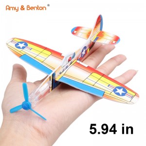 Мини-летающий планер, летающий самолет из пенопласта, игрушки для вечеринок для детей