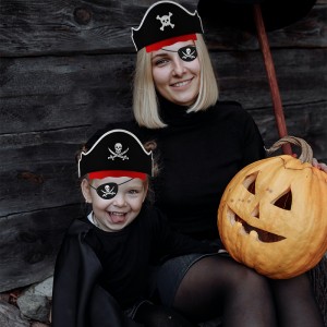 12 PCS فیلٹ Pirate Hat & Pirate Eye Patches پارٹی فیور برائے Halloween Cosplay سپلائیز