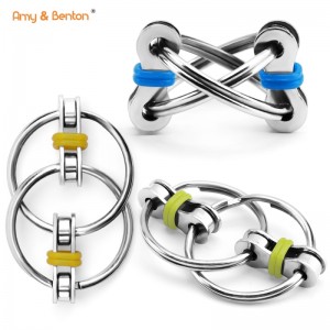 Flippy Chain Fidget Dulaan nga Bike Chain Pressure Kabalaka Relief Finger Toys