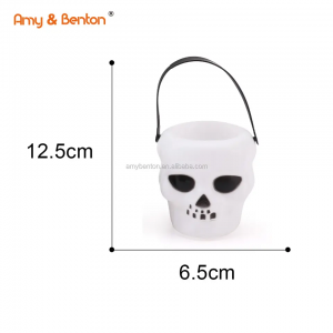Halloween Party Favour Novelty Colorful Plastic Diki Pumpkin Candy Capsule Bucket