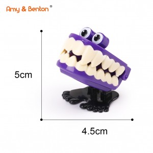 Halloween Wind Up Walking Teeth Toys Clockwork Toys Party Favors Candy Bag Filler