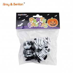 Halloween Wind Up Kostlivec múmie Hračky Hodinová hračka Detské darčeky na párty Candy Bag Filler