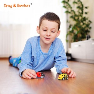 Amy&Benton 4 Pcs Insect Toys ကလေးများအတွက် ကားများ Pull Back Cars နှင့် Go Back Car Toys Toddler Toys