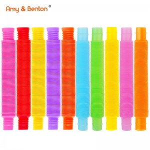Novelty Multi-Color Mini Pop Tubes Sensory Stress Fidget Toys