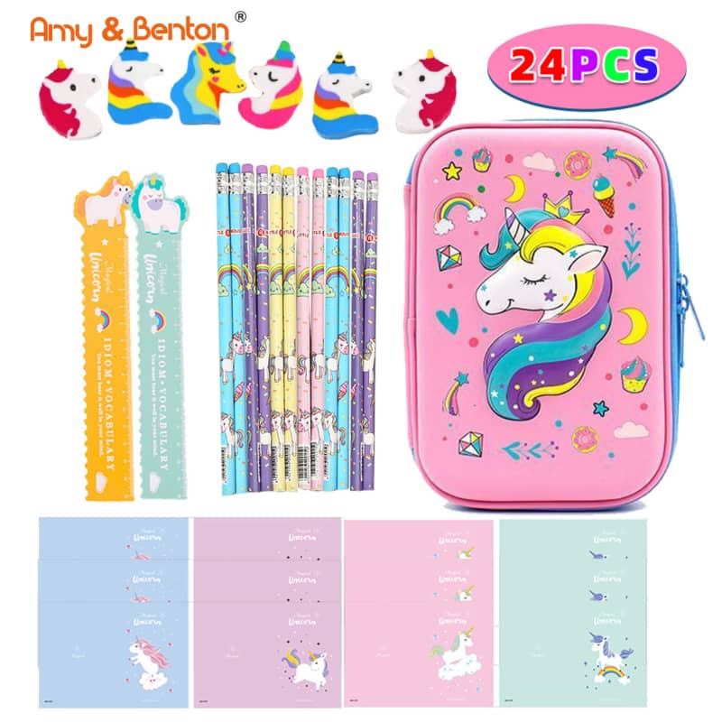Birthday Party Gifts Toys Unicorn Stationery Set Party Prizes for girls