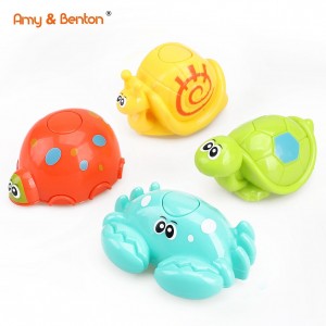 Amy&Benton Baby Cartoon Animal Car Toys Kohungahunga Pressure Toy Cars Paati Parekareka ki nga Koha Ra whanau