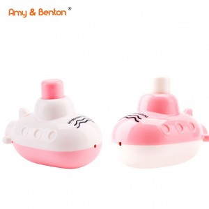 Baby Bath Toy Cute Cartoon Airplane Submarine Tank Press And Spray Water Toy Swimming Pool Toy Boys Girls Party Favor Gifts