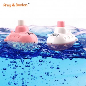 Baby Bath Toy Cute Cartoon Airplane Submarine Tank Press En Spray Water Toy Swimbad Toy Boys Girls Party Favor Gifts