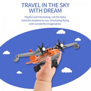 Set di aerei da aviazione per bambini in lega di giocattoli colorati per aeroplani per bambini 3+