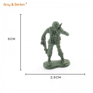 36pcs Various Pose Toy Soldiers Figures Army Men Hoia Green