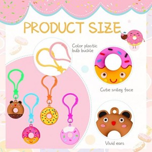 Sweet Donut Nyckelring för Sweet Donut Theme Party Favors Hänge för Kid Leksak Ornament Souvenir Present