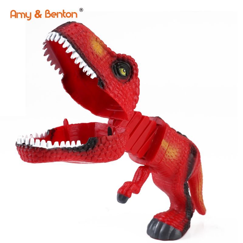 Amy & Benton Dinosaur Grabber Hungry Dino Grabber Toys Small Dino Figure Dinosaur Hand Puppet Toys