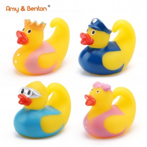 Rubber Bath Ducky Toys Jierdei Projekten Gifts Baby showers Klaslokaal Simmer Strân en swimbad aktiviteit Party Favors