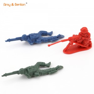 3-barvna vojaška igračka Vojak Igralni komplet Army Men Toy Soldiers