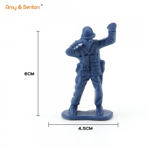 3 krāsu militāro rotaļlietu karavīru rotaļu komplekts Armijas vīriešu rotaļlietu karavīri