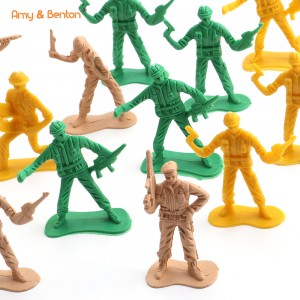 18 Uds. Mini soldados de juguete de plástico para hombres del ejército al por mayor