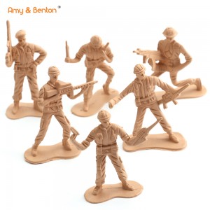 18PCS Mini Soldiers Plastic Army տղամարդկանց խաղալիք մեծածախ