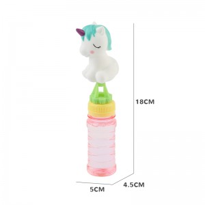 12 pak Squeeze Unicorn Bubble Wand Speelgoed, Bubbles Party Favors vir Somer Toy