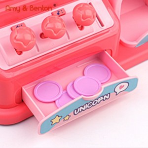 Hot ferkeapjende Kids Mini Unicorn Claw Machine Fun Cool Claw Game Candy Grabber Prize Dispenser Vending Toy