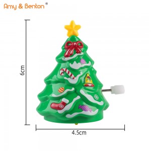 Божићне играчке на навијање Поклони за божићно дрвце са сатним механизмом Чарапе Навлаке за забаву