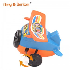 Amy&Benton terugtrek vliegtuig speelgoed, seuns vliegtuig speelstel geskenke vir kleuter kinders 2-8 jaar oud