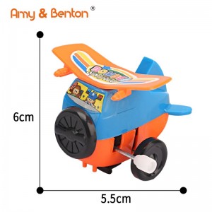 Amy&Benton atvelkamās lidmašīnas rotaļlietas, zēnu lidmašīnu rotaļu komplekts dāvanas 2–8 gadus veciem bērniem