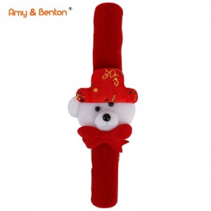 Amy&Benton Božićna narukvica za zabavu Božićni ukrasi za djevojčice i dječake Bear Clap Circle