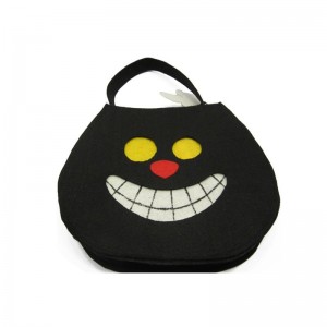 Pi bon Halloween Trick oswa Trete Bags Bat Candy Bag Reutilizabl Felt Bag Halloween Party Gifts for Kids