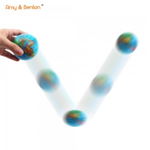 Fun Face Stress Balls Cute Hand Wrist Reliefs Squeeze Globe Vent Balls for Kids and Adult