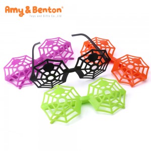 Spider Web Glasses ළමා හැලොවීන් සාදයට කැමති ඇඳුම් පැළඳුම් සෙල්ලම් බඩු