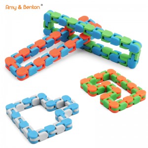 Wacky Tracks Snap and Click Snake Puzzles Stres Relief Fidget Toys