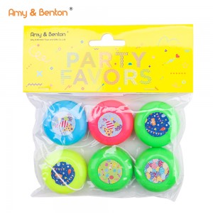 ArtCreativity Yoyo in plastica premium per bambini, confezione da 6 giocattoli Yo-Yo in colori assortiti, bomboniere per feste di compleanno, riempitivi per sacchetti regalo, calze per le feste, premi in classe