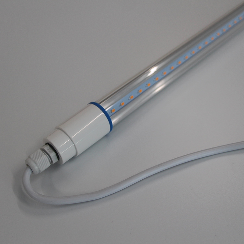 Tubo impermeable LED de material personalizado ecolóxico